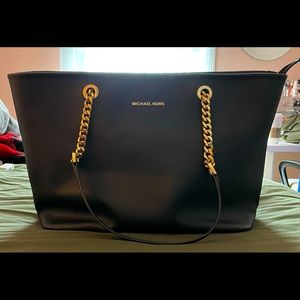 Michael Kors Jet Set Travel Chain-Strap Medium Multi-Function Tote